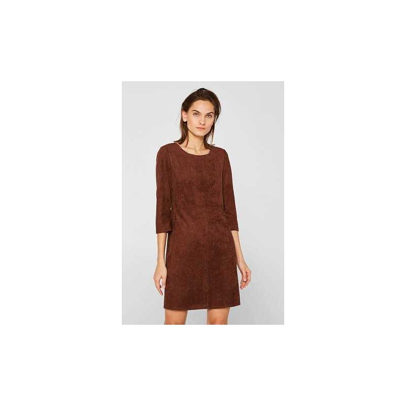 Robe stretch en similicuir